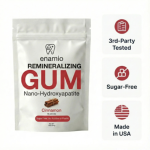Enamio Remineralizing Chewing Gum, Cinnamon